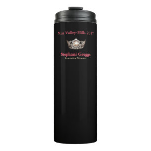 Miss America Stil Crown Thermal Tumbler Thermosbecher