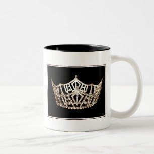 Miss America Stil Platinum Crown Tasse