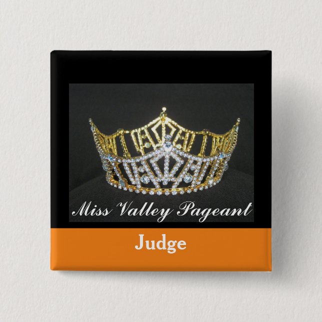 Miss America Style beurteilt das benutzerdefiniert Button (Vorderseite)