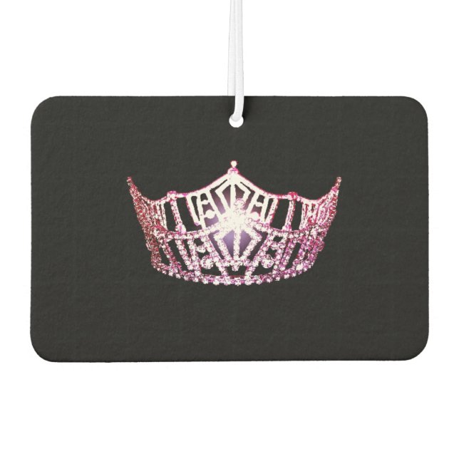 Miss America style Crown Car Air Freshener Autolufterfrischer (Vorderseite)