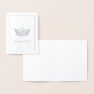 Miss America Style Crown Folienkarte