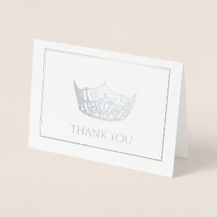 Miss America Style Crown Folienkarte