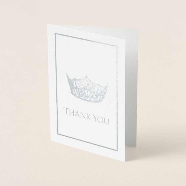 Miss America Style Crown Folienkarte (Vorderseite)