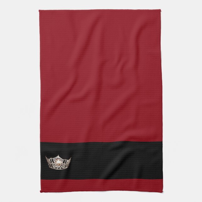 Miss America Style Crown Kitchtuch Geschirrtuch (Vertikal)