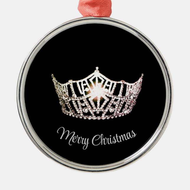 Miss America Style Crown Ornament (Vorne)
