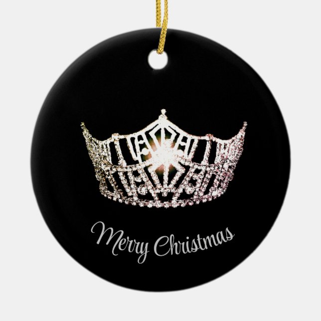 Miss America Style Crown Ornament (Vorne)