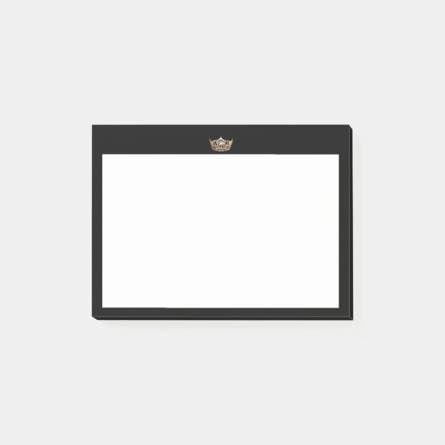 Miss America style Crown Post-it-Notes Post-it Klebezettel (Vorderseite)