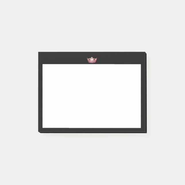 Miss America style Crown Post-it-Notes Post-it Klebezettel (Vorderseite)