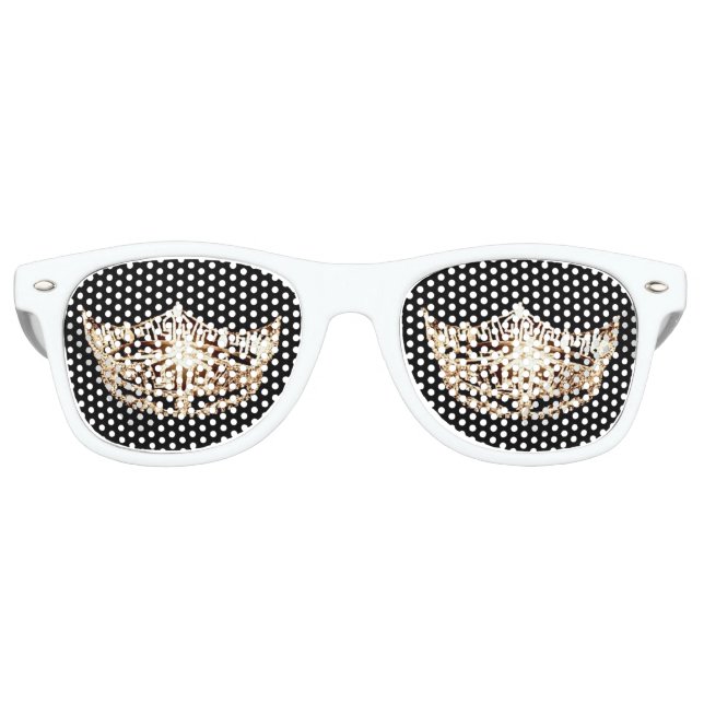 Miss America Style Crown Sonnenbrille (Vorderseite)