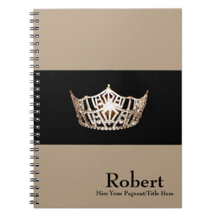 Miss America style Notebook-Crown & Individuelle N Notizblock