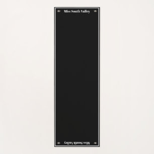Miss America Style Pageant Crown Custom Yoga Mat Yogamatte