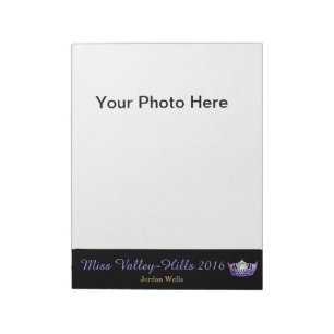 Miss America Style Pageant Foto Autograph Pad Notizblock