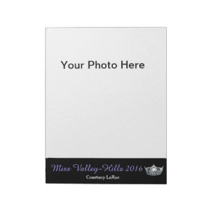 Miss America Style Pageant Foto Autograph Pad Notizblock