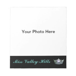 Miss America Style Pageant Foto Autograph Pad Notizblock