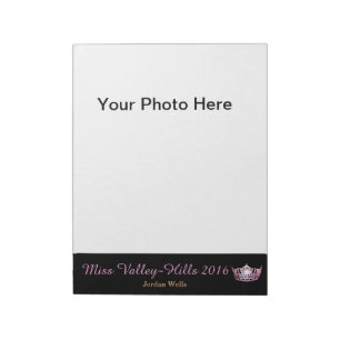Miss America Style Pageant Foto Autograph Pad Notizblock