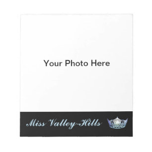 Miss America Style Pageant Foto Autograph Pad Notizblock