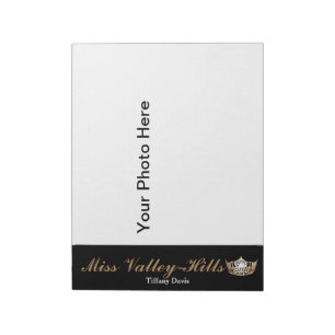 Miss America Style Pageant Foto Autograph Pad Notizblock