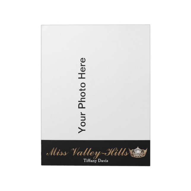 Miss America Style Pageant Foto Autograph Pad Notizblock (Rotiert)