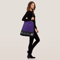 Miss America Style Silver Crown Bag