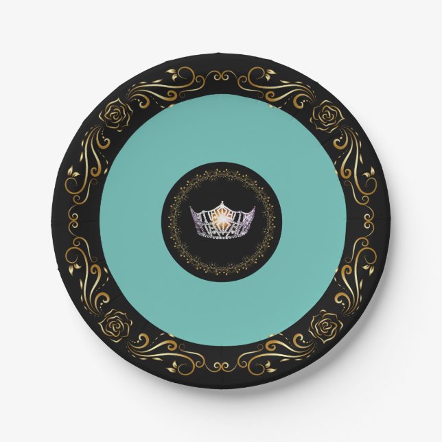 Miss America Turquoise SLVR Crown 7" Teller (Vorderseite)