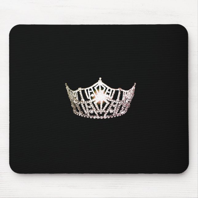 Miss Amerika-Kronen-Mausunterlage Mousepad (Vorne)