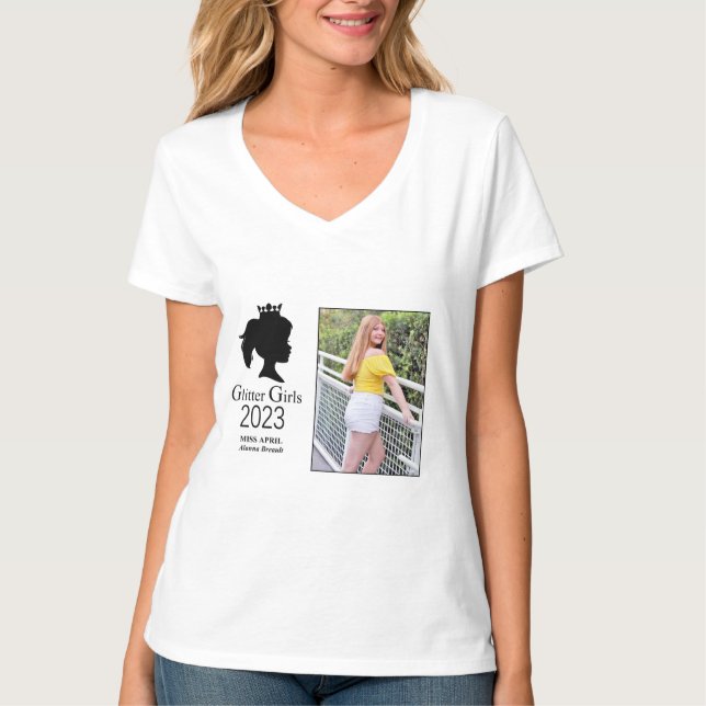 Miss April 2023 T - Shirt (Vorderseite)