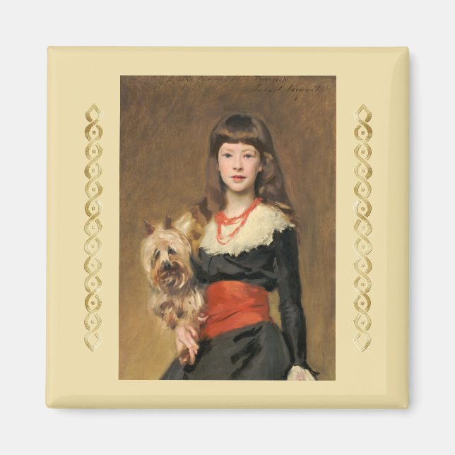 Miss Beatrice Townsend von John Singer Sargent Magnet (Vorne)