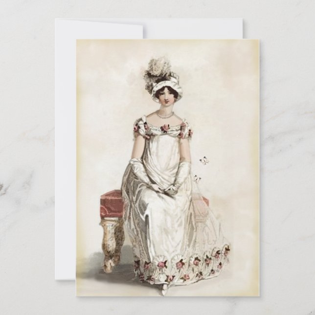 "Miss Bennet" Einladung (Vorderseite)