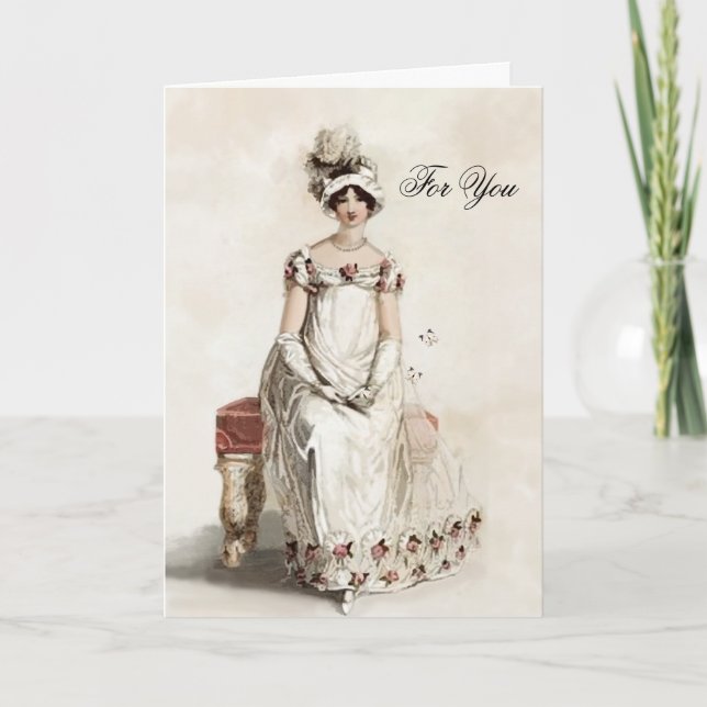 "Miss Bennet" für Sie Karte (Vorderseite)