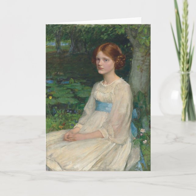 Miss Betty Pollock | John William Waterhouse Karte (Vorderseite)