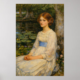 Miss Betty Pollock von John William Waterhouse Poster