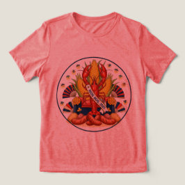 Miss Boil 2025 Crawfish Queen T-Shirt 👑 🌶️ Tri-Blend Shirt