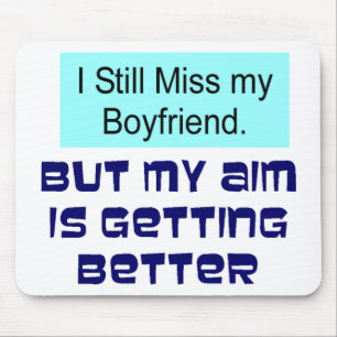 Miss Boyfriend Mousepad