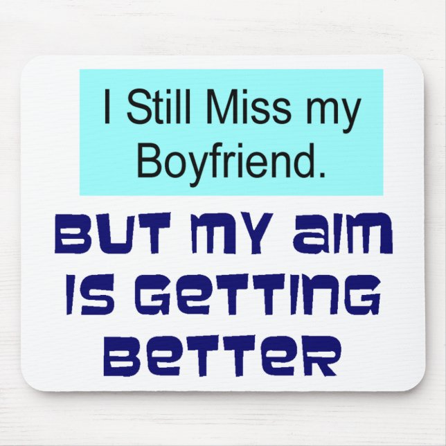 Miss Boyfriend Mousepad (Vorne)