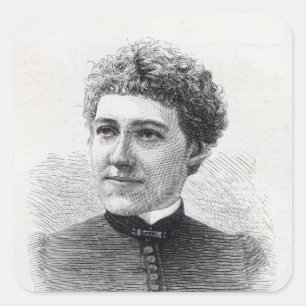 Miss Charlotte Robinson Quadratischer Aufkleber