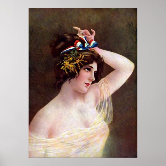 Miss Columbia Vintag Poster (Vorne)