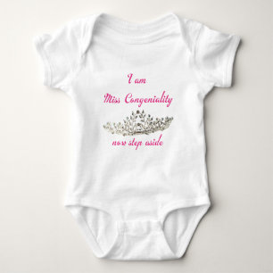 Miss Congenialität Baby Strampler