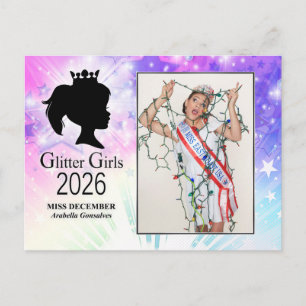 Miss Dezember 2026 Postkarte