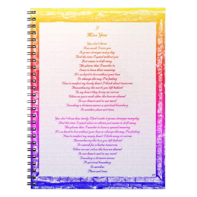 Miss dich notizblock (Vorderseite)