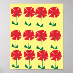 Miss dir so viel Spaß Blume Liebe Poster