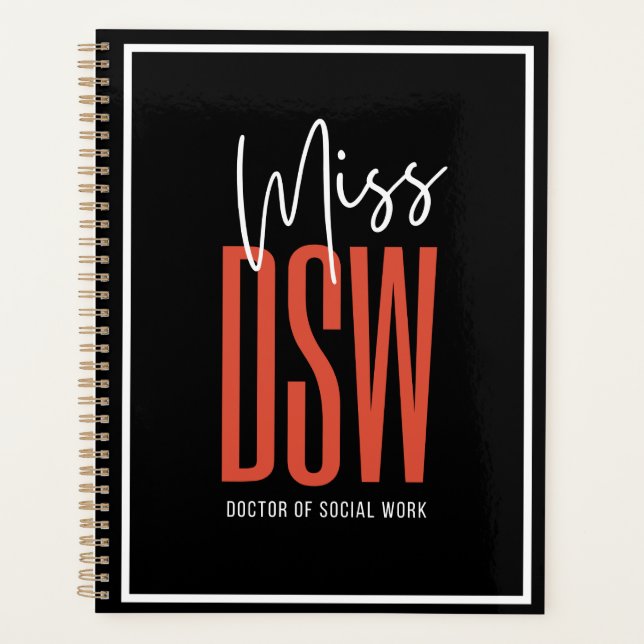 Miss DSW Planner Planer (Vorderseite)