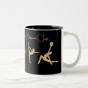 Miss Elegance Gymnastic Gold Zweifarbige Tasse