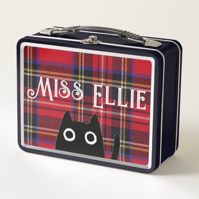 Miss Ellie und Cat Black Lunchbox (Vorderseite)