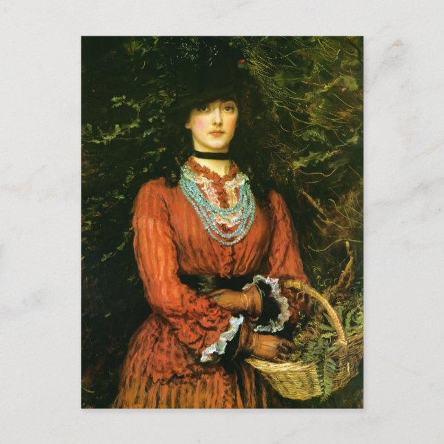Miss Eveleen Tennant von John Everett Millais Postkarte (Vorderseite)