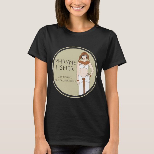 Miss Fisher als Cleopatra T-Shirt (Vorderseite)