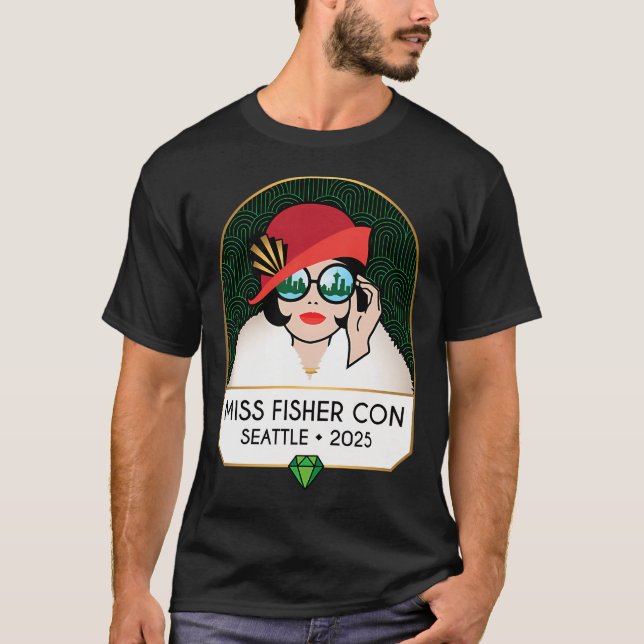 Miss Fisher Con 2025 T-Shirt (Vorderseite)