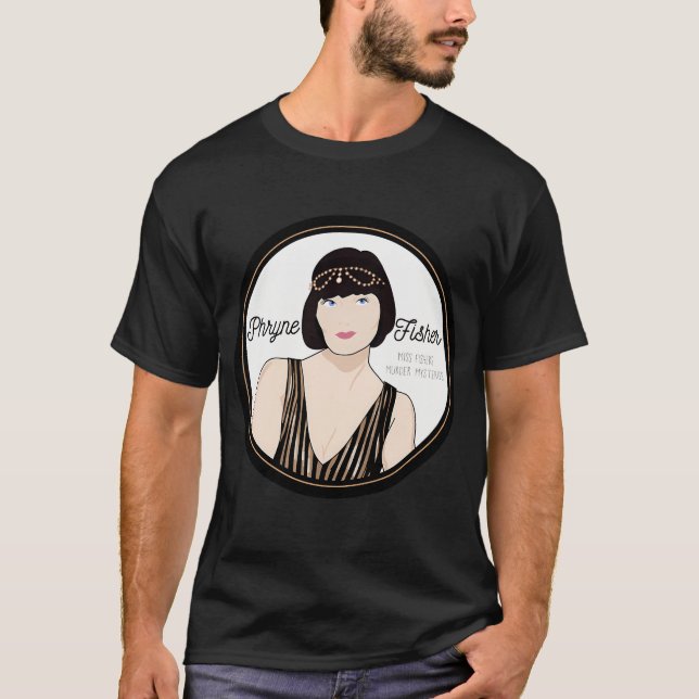 Miss Fisher die Flapper T-Shirt (Vorderseite)