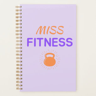 Miss Fitness-Agenda. Idee Sport Planer