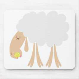 Miss Fluffy McCottonball Mouse Pad Mousepad