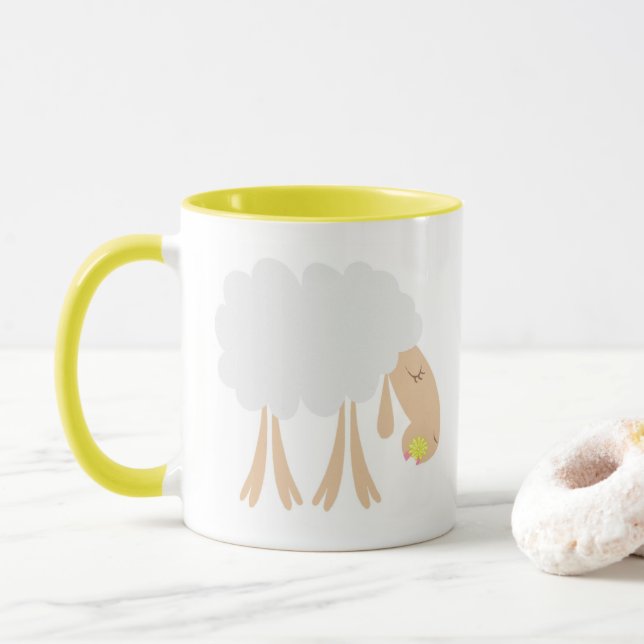 Miss Fluffy McCottonball Tasse (Mit Donut)